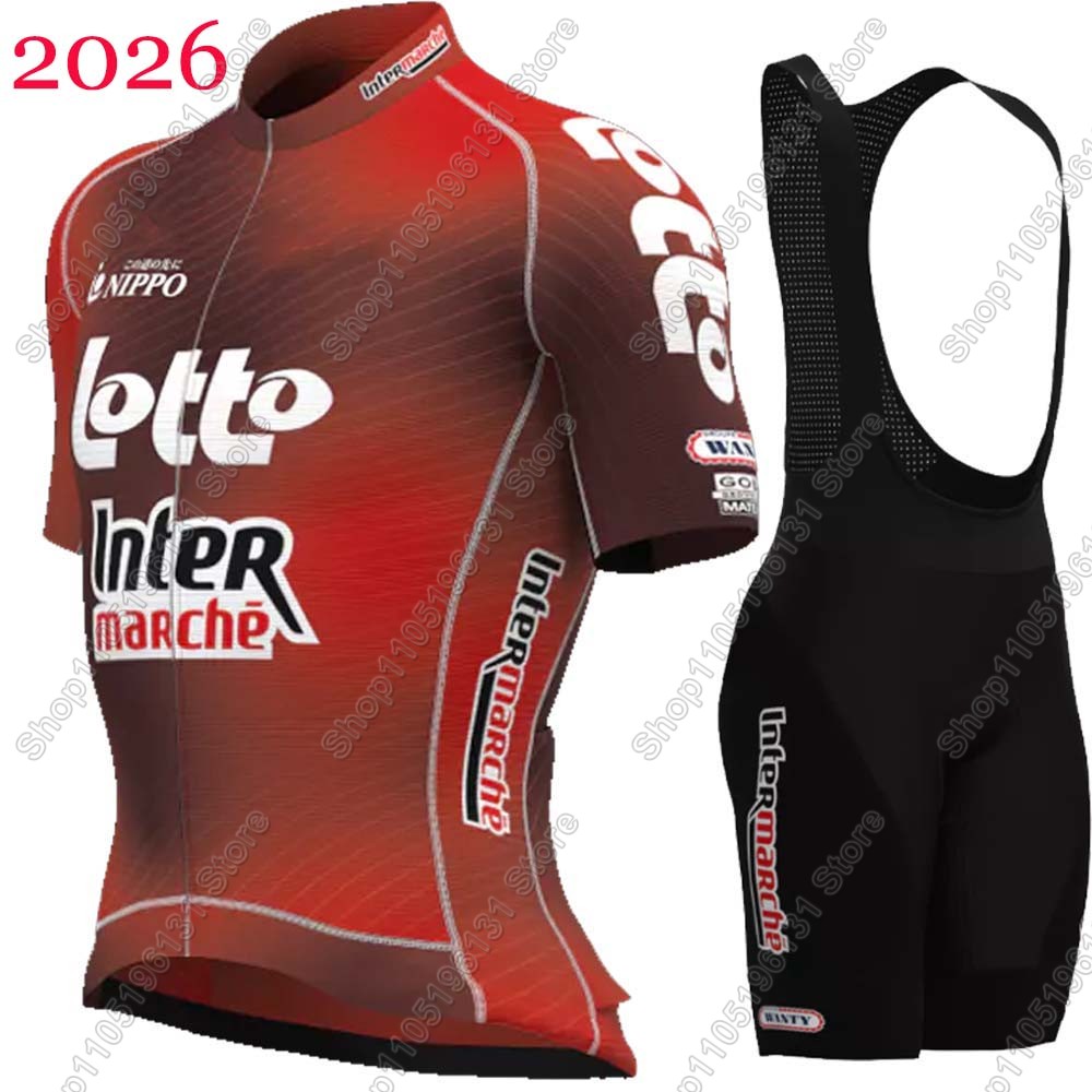 Cycling Commute Shorts - Lotto Cycling 2026 Jersey Set Mens