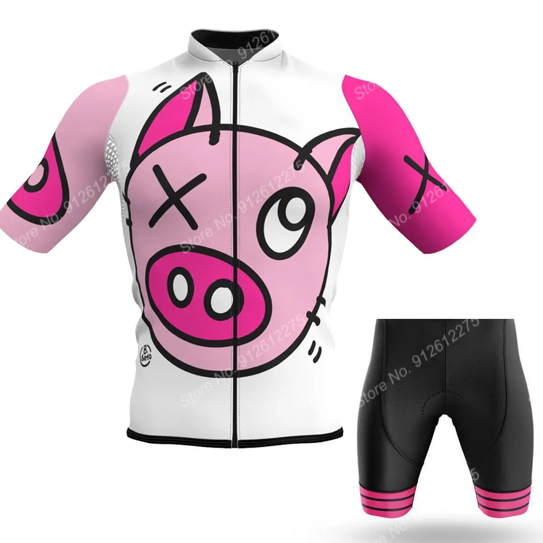 Set Cartoon Comic Pig 2023 Cyc - Cycling Commute Shorts review and price