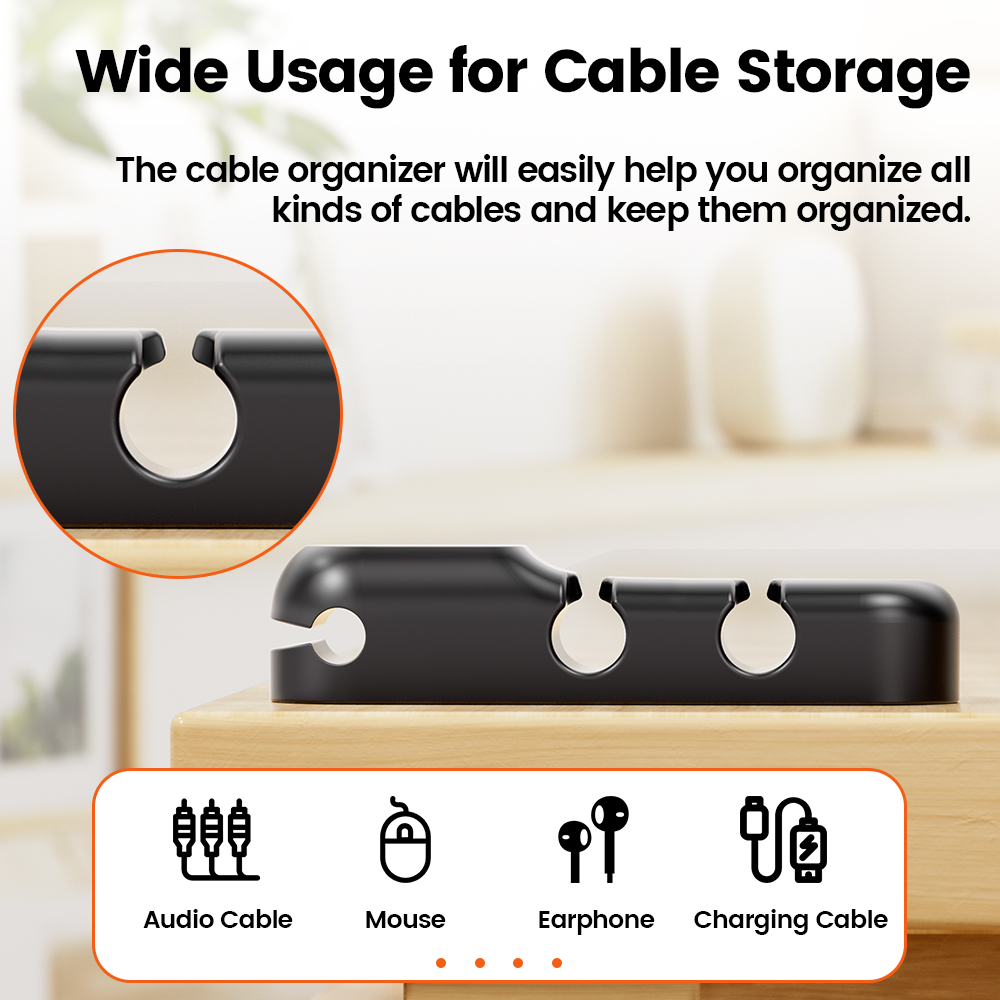 Toocki Cable Organizer 3 5 7 H - Cable Lock Flexible review and price