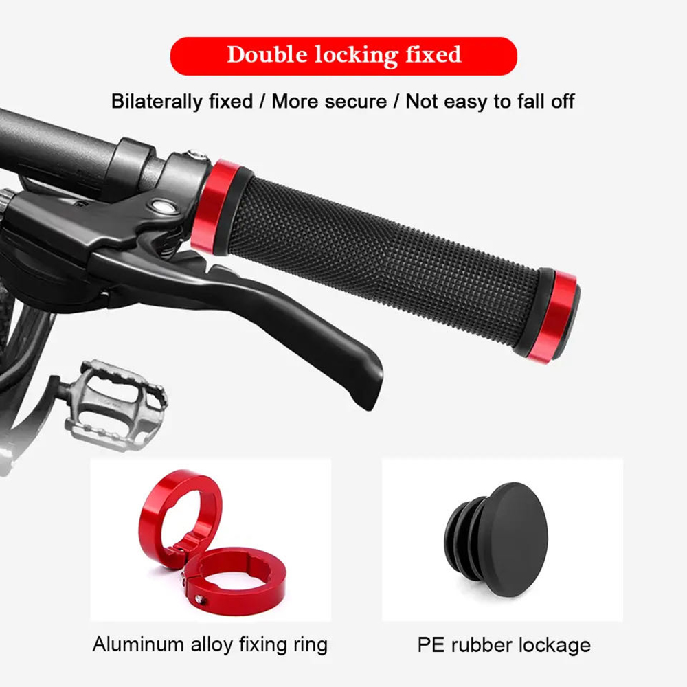 Bicycle Rubber Grips MTB Alloy - Commuter Bike Lock review and price