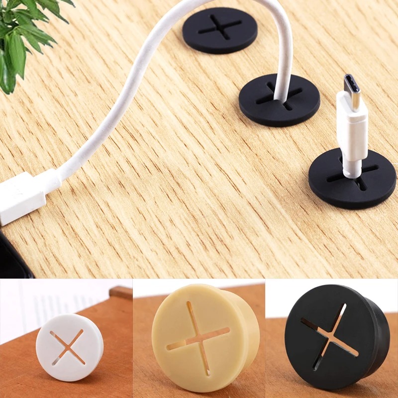 5PCS  Flexible Rubber Round Ca - Cable Lock Flexible review and price