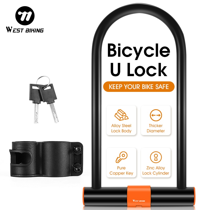 WEST BIKING Double Opening U B - U Lock Heavy Duty review and price