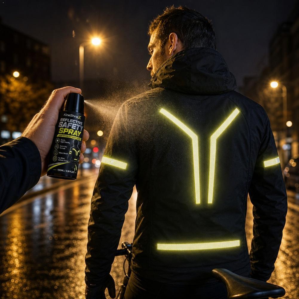 Night Reflective Safety Spray  - Cycling Commute Clothes review and price