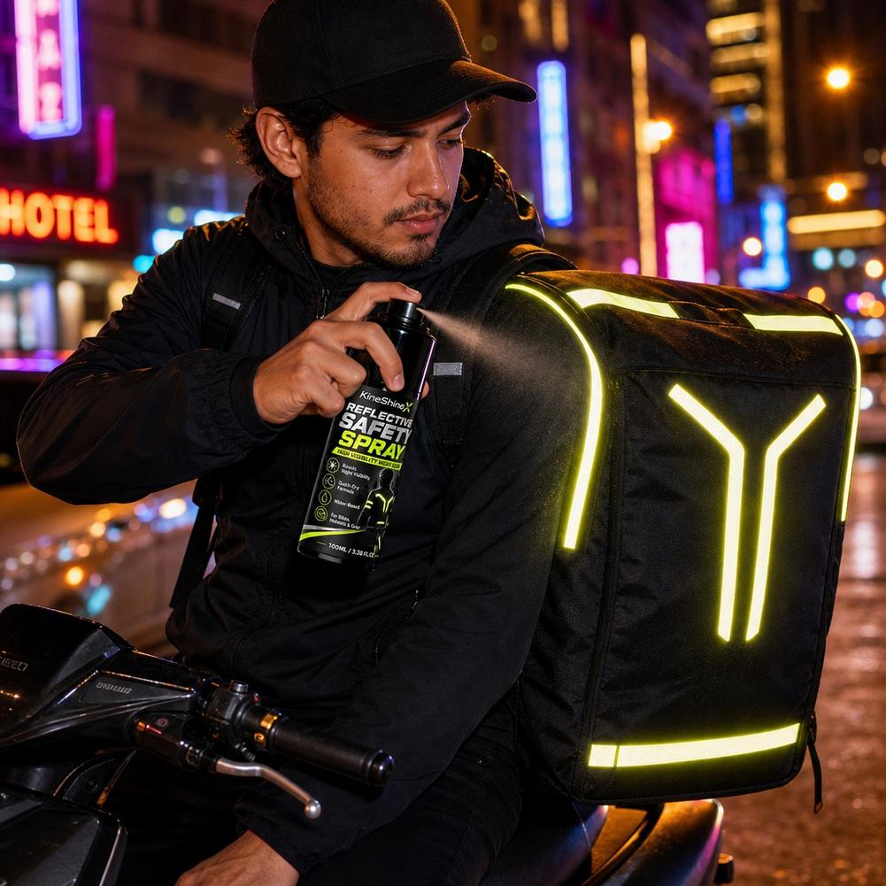 Night Reflective Safety Spray  - Cycling Commute Clothes review and price