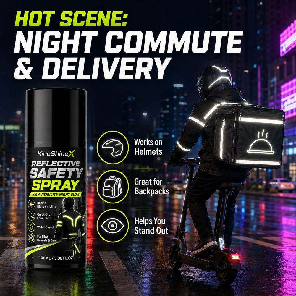 Night Reflective Safety Spray  - Cycling Commute Clothes review and price