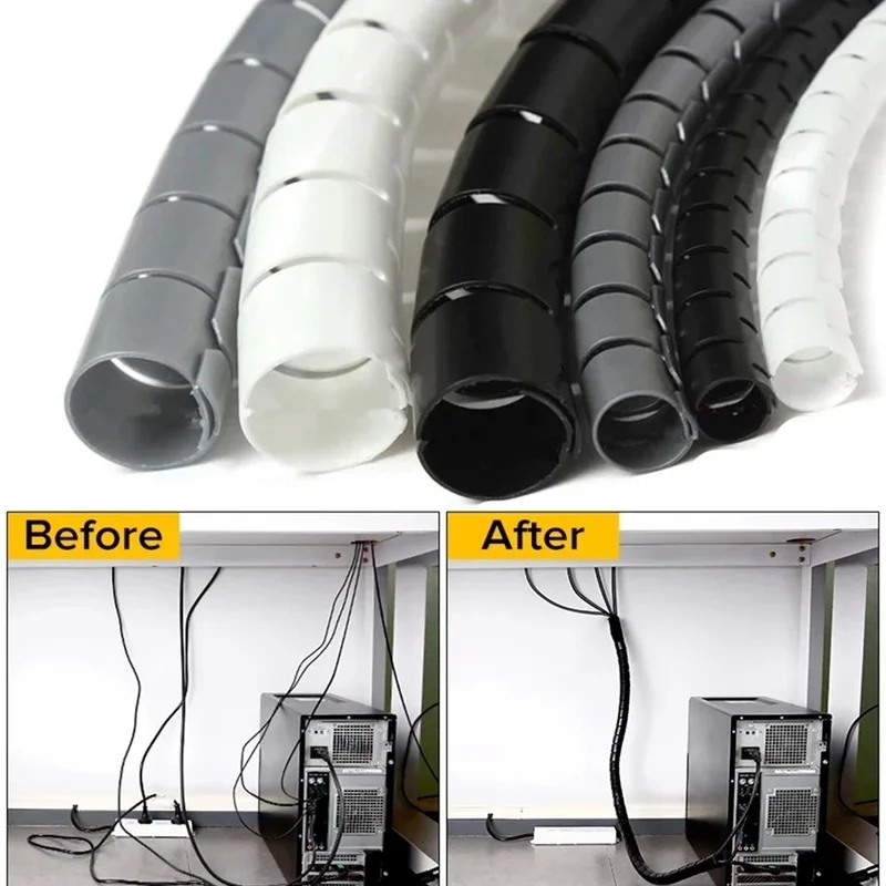 1/3pcs 2M Flexible Spiral Cabl - Cable Lock Flexible review and price