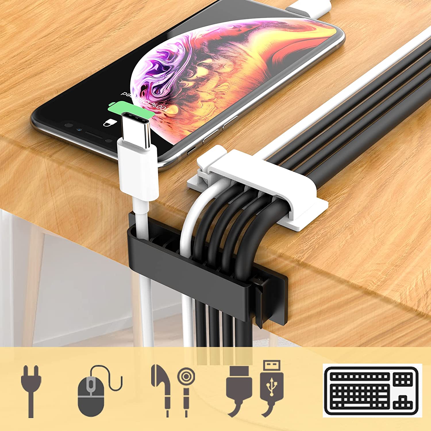 Cable Organizer Cord Managemen - Cable Lock Flexible review and price
